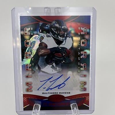 #ad 2019 Certified Signatures Mirror 60 Ty Montgomery #MI TM Auto Red Ravens $5.99