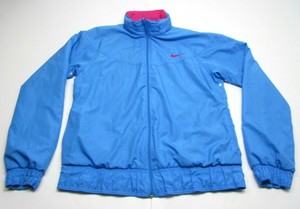 nike windbreaker pink and blue