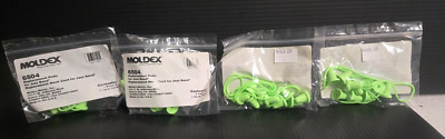 Lot of 4 Moldex 6504 Replacement Pods and Neck Cords for Jazz Bands (CT)