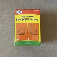 Didax Tactile Lowercase Sandpaper Letters - NEW SEALED