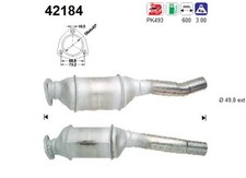 AS Katalysator 42184 für AUDI 80 B3 893 894 8A2 B4 8C2 Avant 8C5