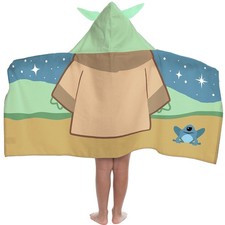 Kids Hooded Towel 22" x 51" Super Soft Bath Wrap with 3D Hood, Beach, Pool ...