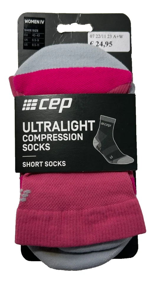 Sport  Socken /Damen "CEP COMPRESSION SHORT SOCKS " Gr.: VI/ 40-43 7 UK 6,5-9 - Bild 1 von 3