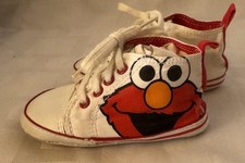 90s Vintage Sesame Street Elmo Baby Shoes Size 3