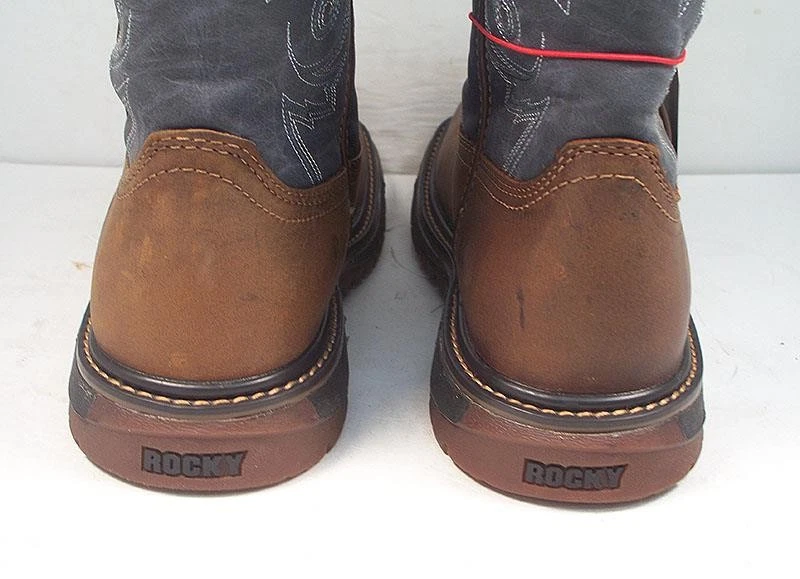 Botas occidentales Rocky Boys 7 M Ride FLX punta cuadrada Foto 3 de 4