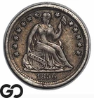 1856 Seated Liberty Half Dime