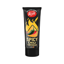 Kavli Spicy Chili Cheddar K&auml;seaufstrich 250g schwedischer Tube K&auml;se Hot Spread