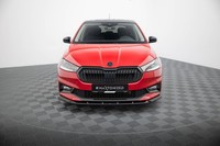 Maxton Design Frontlippe Passend FüR Skoda Fabia Mk4 Schwarz Hochglanz