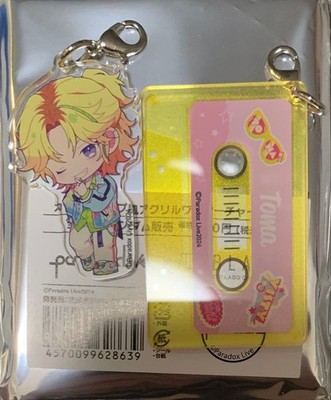 Paradox Live Collab Cafe Acrylic Charm B  Higeki Tomo, Chibi, Cassette,