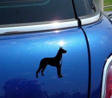 DETAILED GREAT DANE DANES DOG GRAPHIC DECAL STICKER ART CAR WALL DECOR