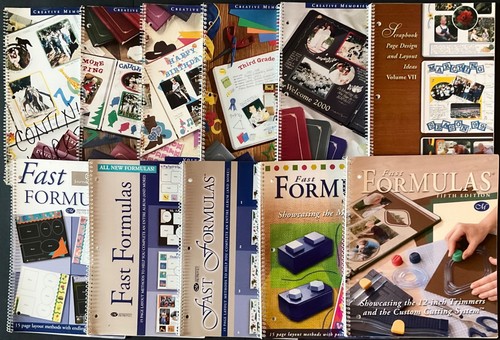Lot Of 11 Creative Memories IDEA BOOKS Scrapbooking Pages