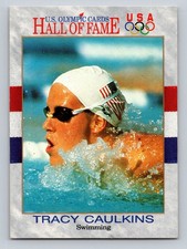 1991 Impel 45 U.S. Olympic Cards Hall of Fame USA Tracy Caulkins Swimming