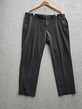 Lauren Ralph Lauren Men Pants 40W X 30L Gray Dress Pants Button 29" Inseam