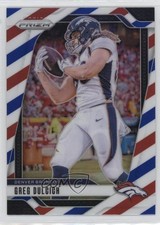 2024 Panini Prizm Red White & Blue Prizm Greg Dulcich #85 xl6