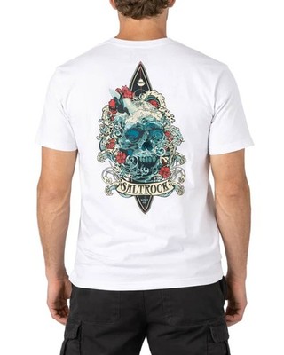Saltrock Herren T-Shirt Dark Water Colour weiß