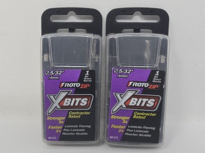 (LOT OF 2) RotoZip XB-LF1 5/32'' Laminate Flooring X Bit - NEW