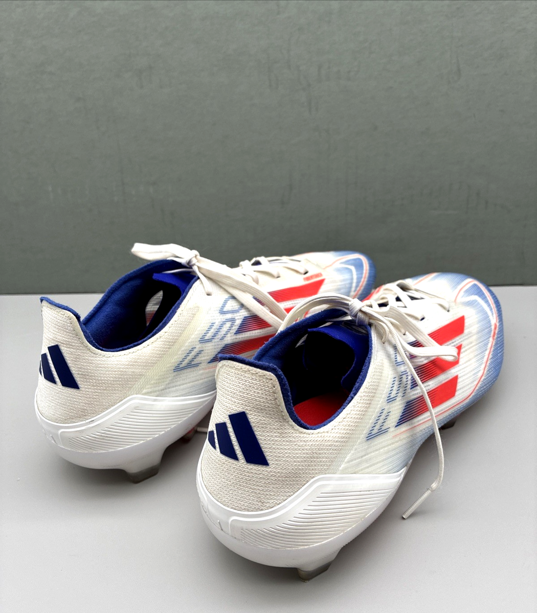 ADIDAS F50 FF PRO ( WHITE/BLUE/RED ) SOCCER SHOES/CLEATS SIZE 11