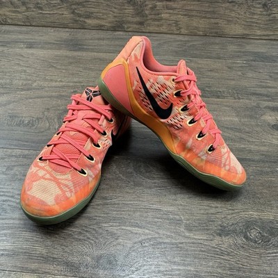 Nike Shoes Mens 7.5 Kobe 9 EM Low Peach Bright Mango 646701-880