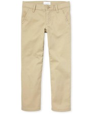 The Childrens Place Girls Uniform Stretch Skinny Chino Pants in Tan  Size 10 