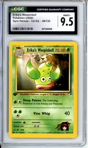 Erika's Weepinbell (1st Edition) graded CGC 9.5 for sale on eBay