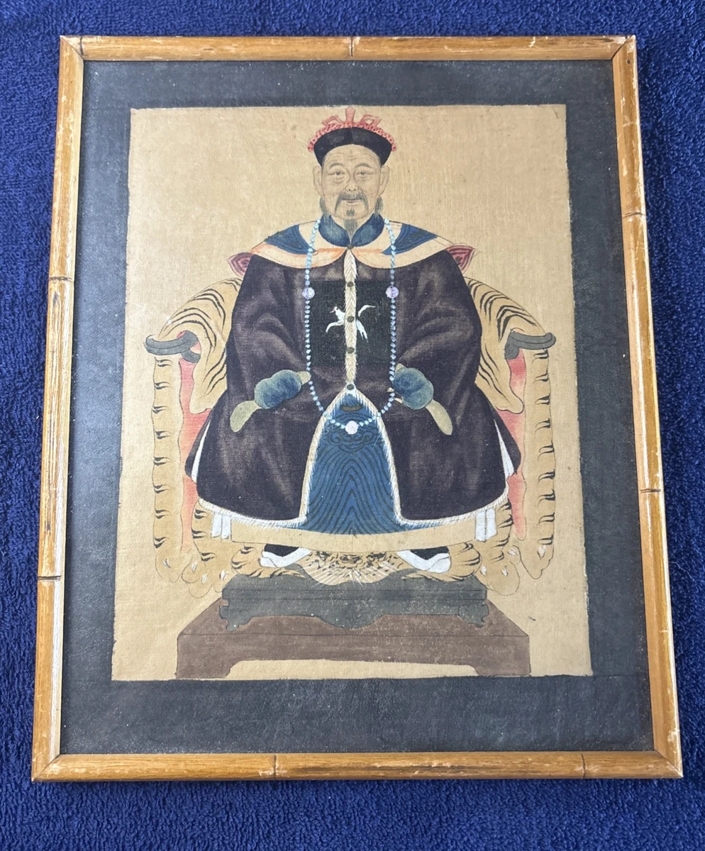 中国丝绸和织物绘画和卷轴1900-1940 | eBay