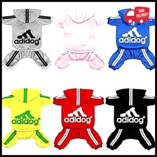 Adidog Clothes Warm Jumpsuit for Dog Puppy Pet Hoodies Sweatshirt