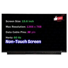 for HP 15-ef2504la 15.6" LCD LED Non-Touch Screen Display HD 1366x768 30 Pins