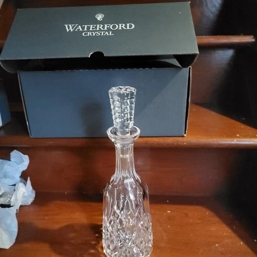 Waterford Crystal LISMORE Decanter 13" New in box  1952 vintage