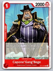 Capone 'Gang' Bege - The Azure Sea's Seven #OP14-003