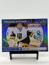 2025-26 UD Series 1 Adin Hill Tracking Systems Vegas Golden Knights #TS-22