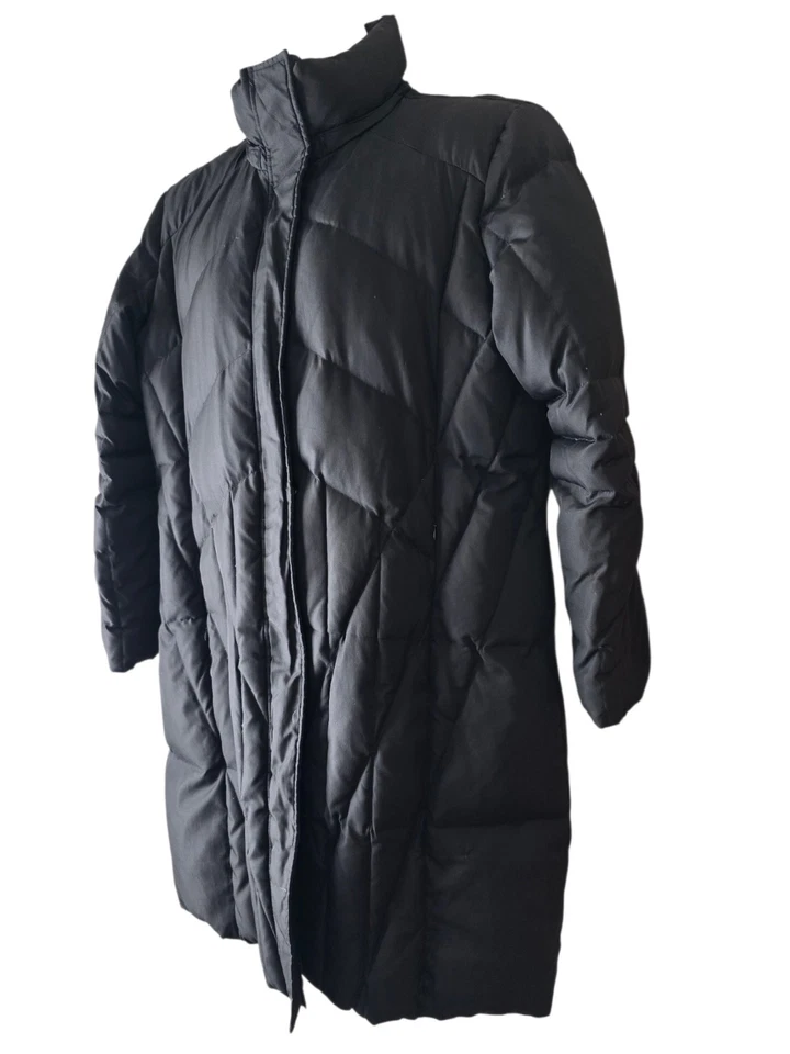 Abrigo acolchado de plumón largo completo Calvin Klein para mujer talla XL Parka Invierno SIN CAPUCHA Foto 2 de 4