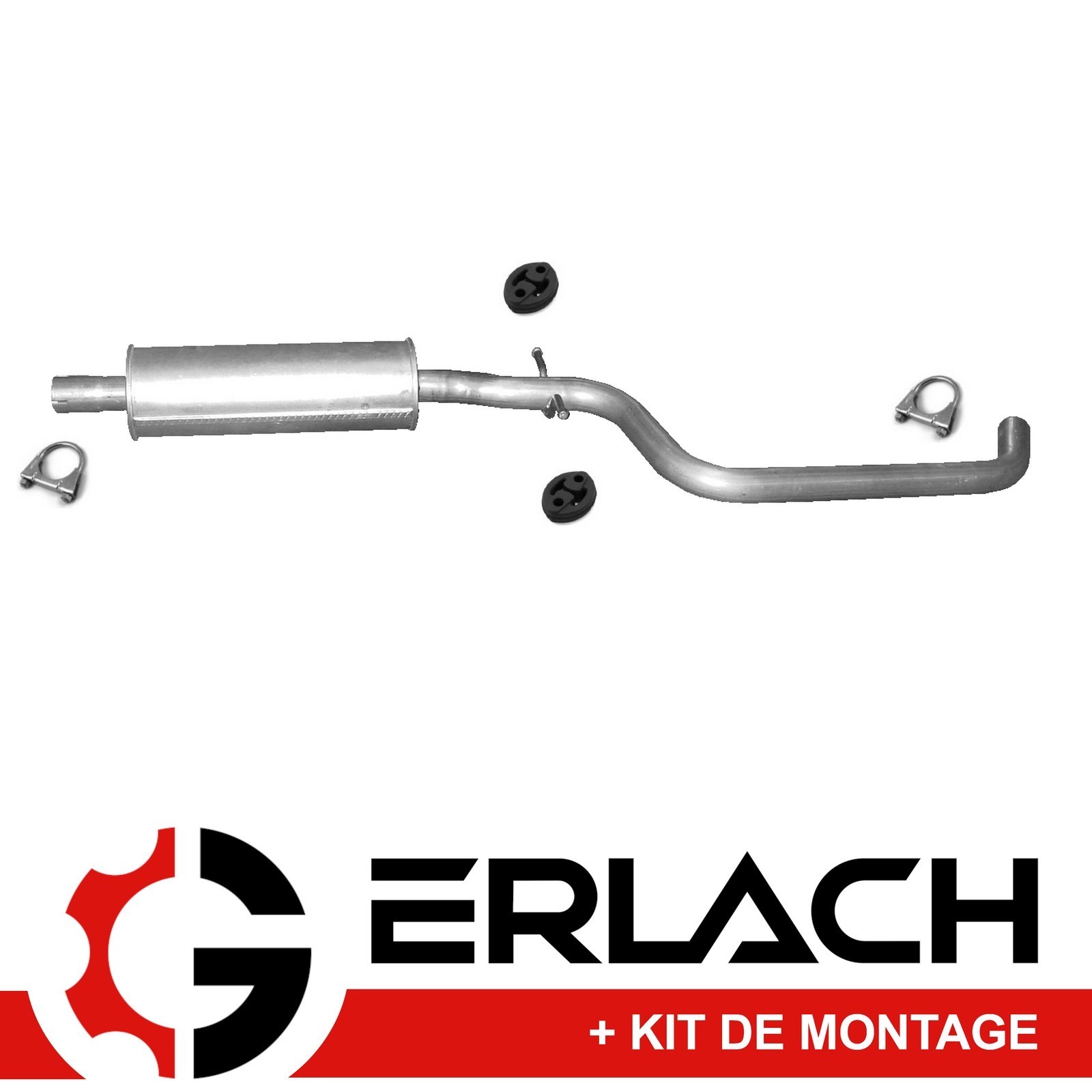 Silencieux intermédiaire A3 Golf Altea Leon 1.6 pot échappement 4411