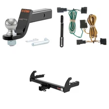 CURT Trailer Hitch Tow Cargo Package, Wiring Harness, #45042 Ball Mount - 13280