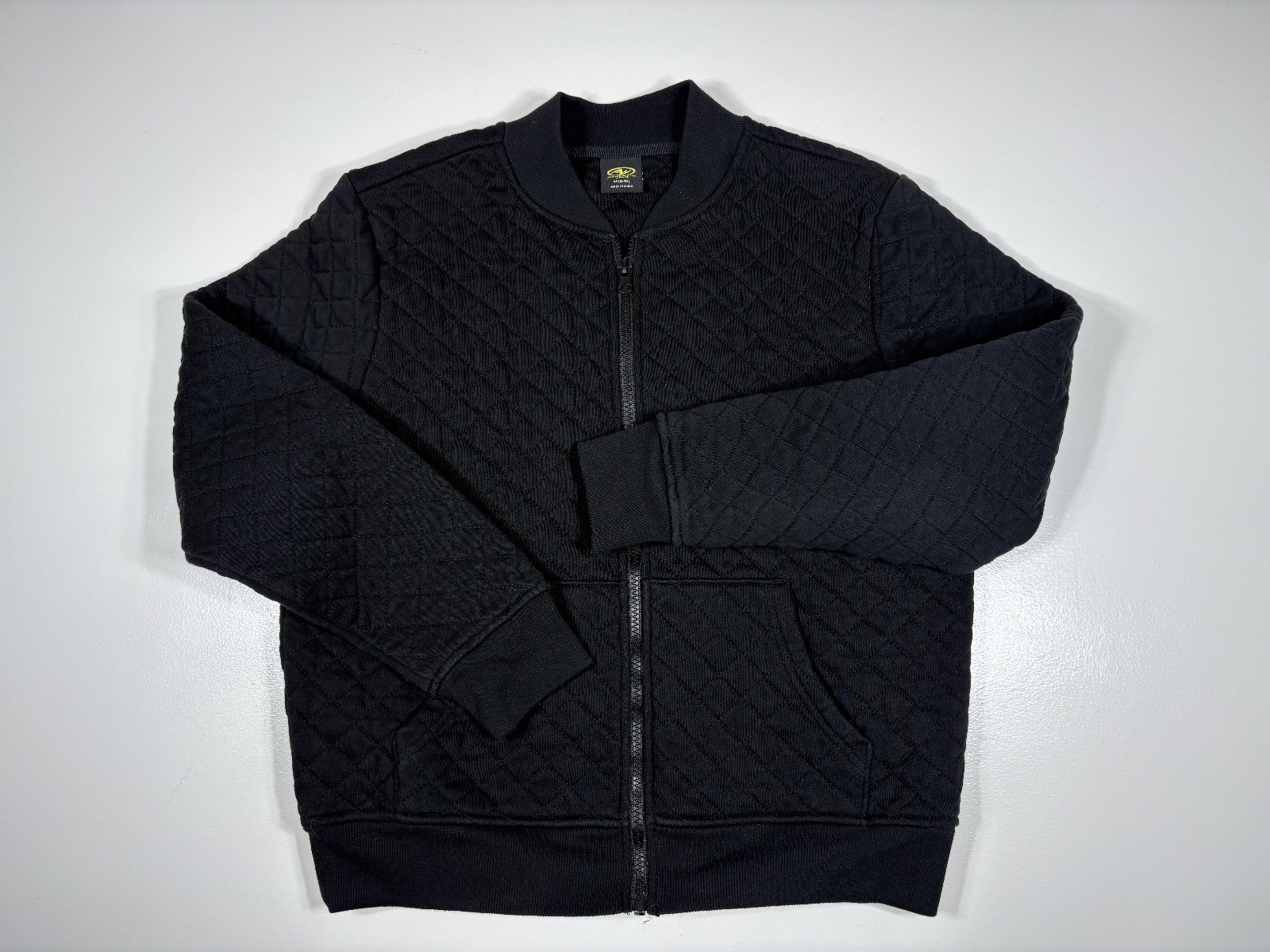 Women Medium Black Full Zip Lightweight Casual