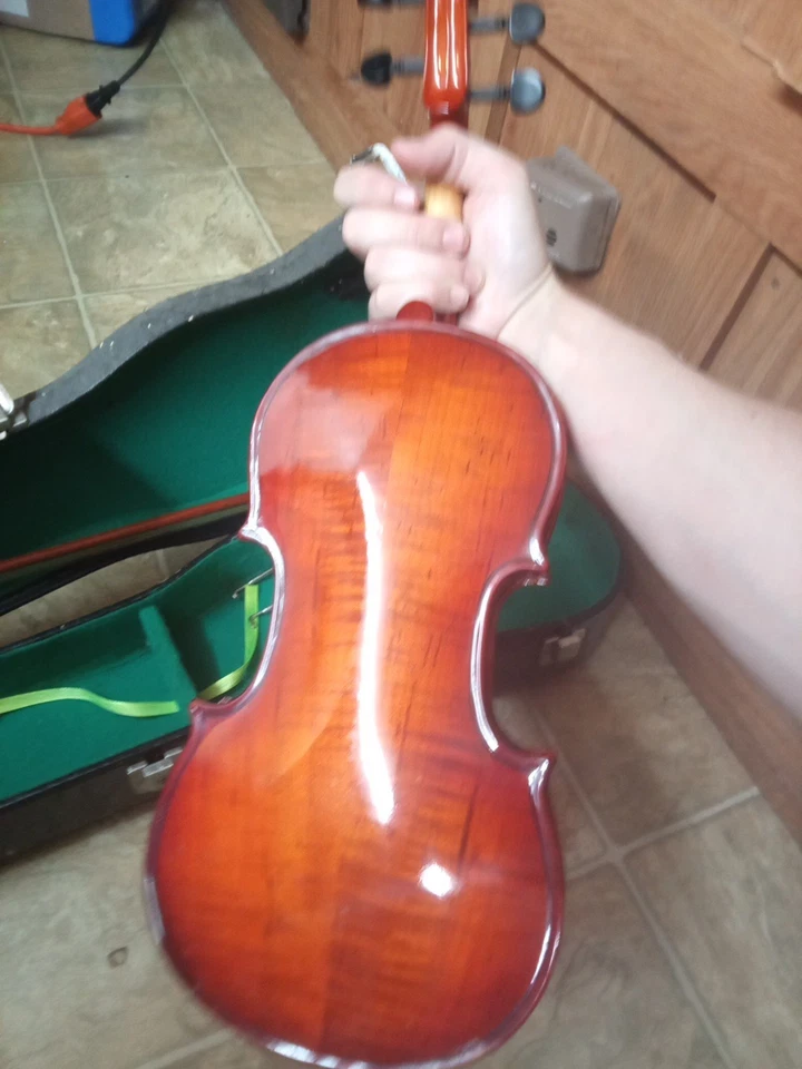 Violín Cremona SV-130, 1/2 Sect Anno Domini 20, con arco y estuche Foto 3 de 4