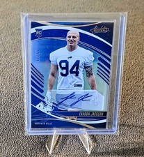 2025 Panini Absolute Football Landon Jackson 153 Auto #d 42/50 RC 