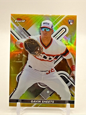 2022 Topps Finest Gold Refractor /50 Gavin Sheets #8 Rookie RC | eBay