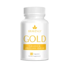 Bravenly Global Gold 60 Capsules - Exp 08/2027 - FREE SHIPPING US
