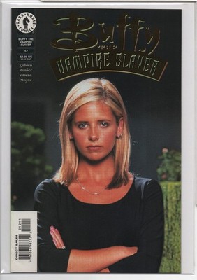 BUFFY THE VAMPIRE SLAYER #12   DF GOLD FOIL PHOTO VARIANT   NUMBERED COA - 1999