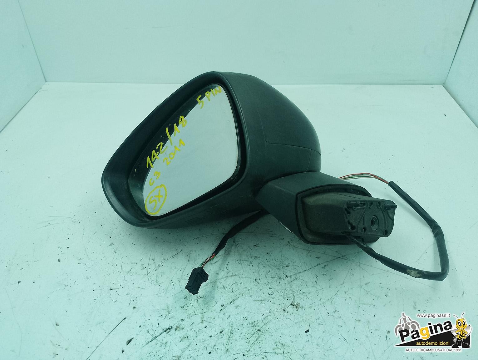 8154AQ Retrovisore est. regolaz. elettr. SX CITROEN C3 VAN (A51) 1.2