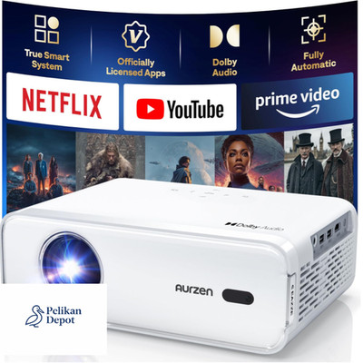 Aurzen EAZZE D1 4K Projektor Full HD 1080P