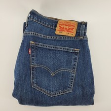 Levis 559 Relaxed Straight Jeans Mens 36x34 Blue Denim 00559-0557