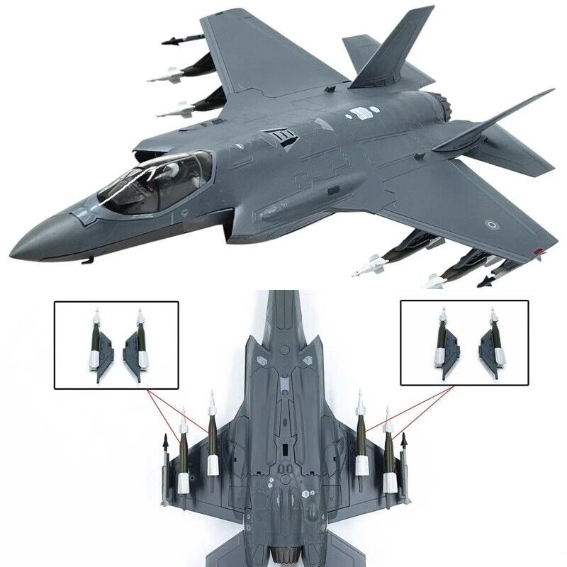 Modellino militare pressofuso in lega 1:72 Air Force F-35A Lightning II Fighter - Immagine 3 di 4