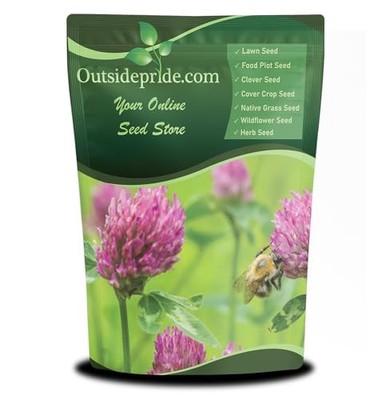 Perennial Red Clover Seeds - 2 lbs. Self-Seeding, Nitrocoated, 2 lb.