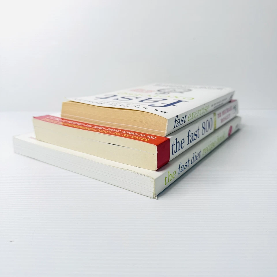 The Fast 800 + Fast Diet Recipe Book + Fast Exercise Dr Michael Mosley Book Lot - image 4 of 4
