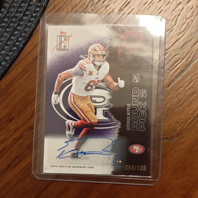 🔥/100  Topps Signature Class George Kittle 49ers Auto🔥