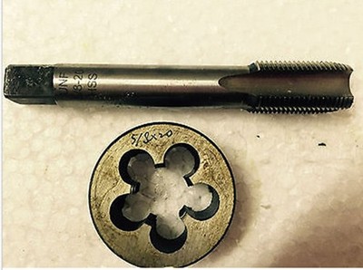 1pc   Machine 5/8-20 UN Plug Tap&1pc 5/8-20 UN Die Threading Tool Right hand #qo