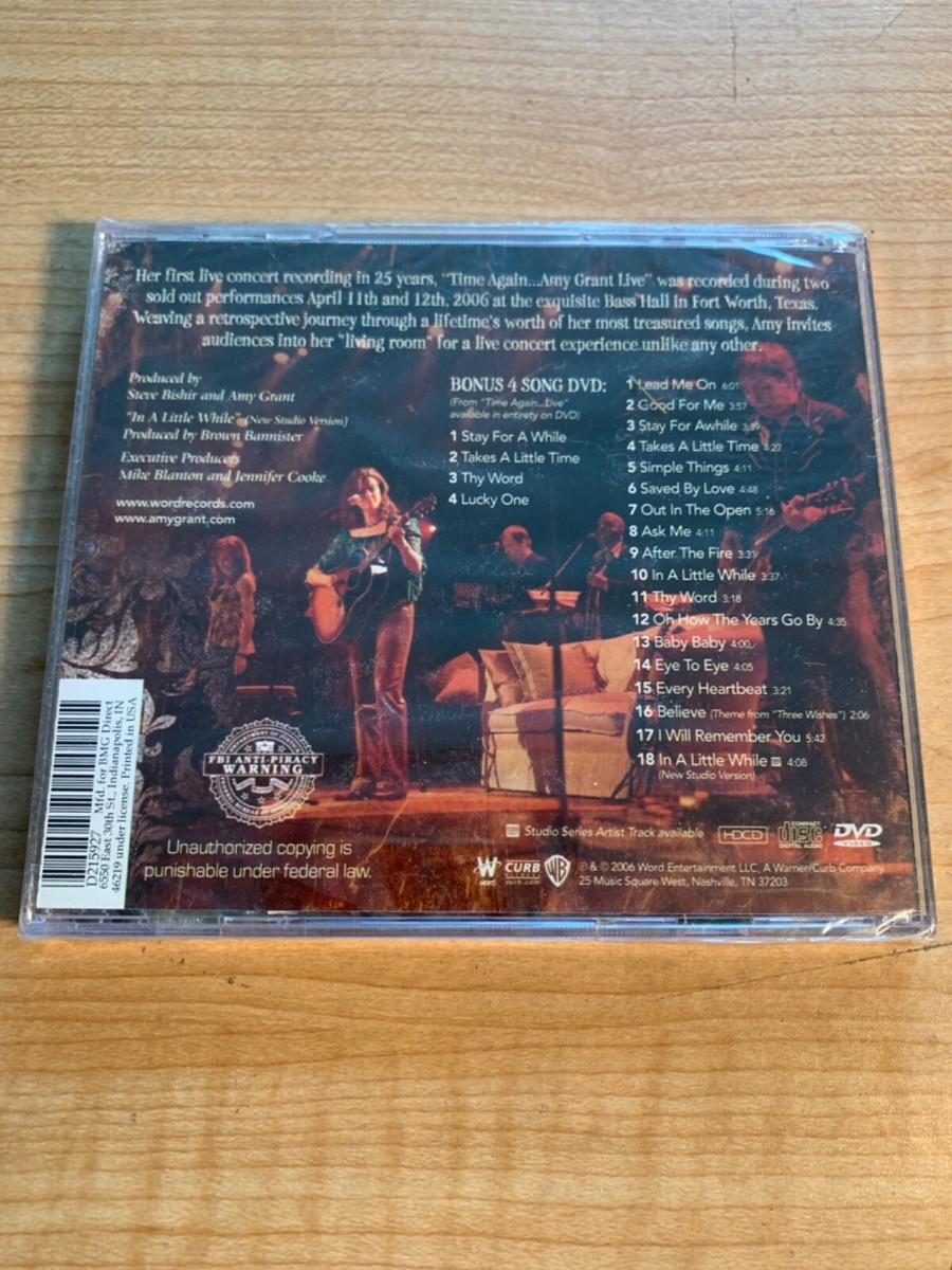 Amy Grant ”Time Again” Live (2-CD) 22 Tracks………..……..BRAND NEW 
