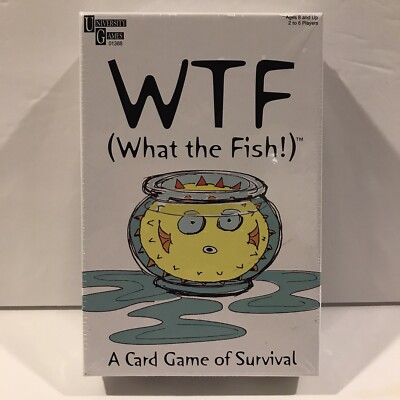 WTF (What The Fish) Game - Card Game by University Games 
