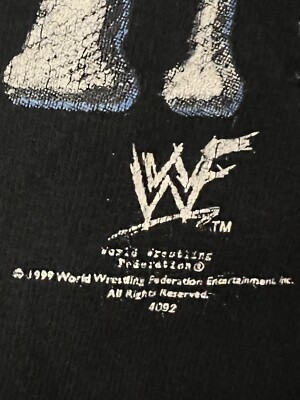 Vintage WWF 1999 Stone Cold Steve Austin Wrestling T-shirt L